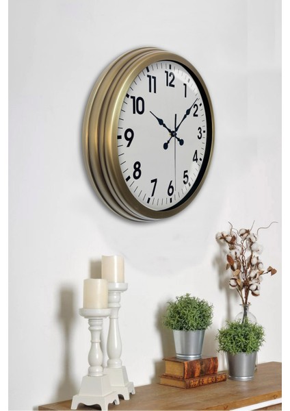 Zentime 40 cm Eskitme Vintage Duvar Saati fırsatları