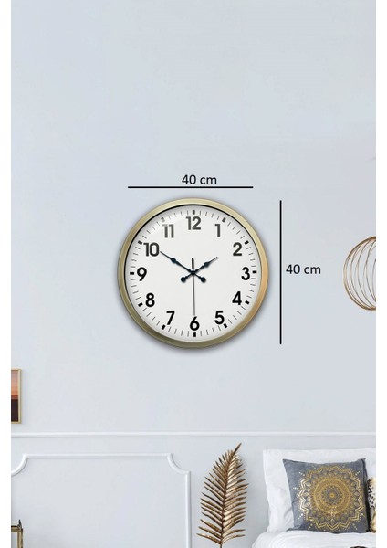 Zentime 40 cm Eskitme Vintage Duvar Saati indirimleri