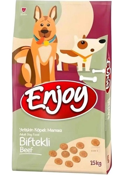 Biftekli Yetişkin Köpek Maması 15 kg