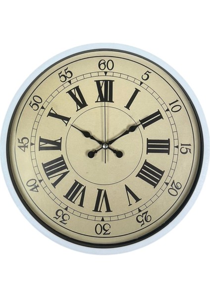 Zentime 36 cm Beyaz Dekoratif Duvar Saati fiyatları
