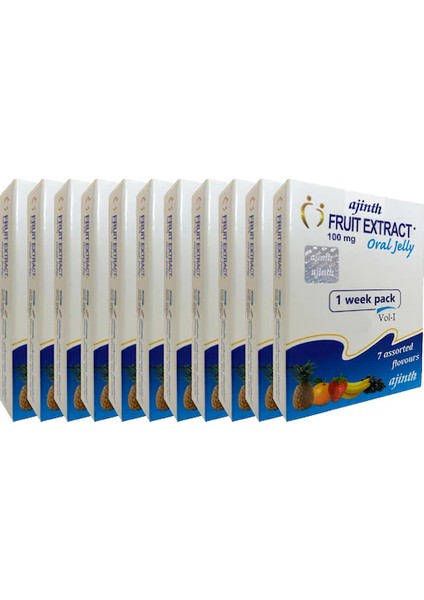 Ajinth Meyve Özü 100 ml 7'li Paket 11 Adet Oral Jell