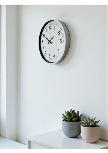 Zentime 36 cm Beyaz Dekoratif Duvar Saati modelleri