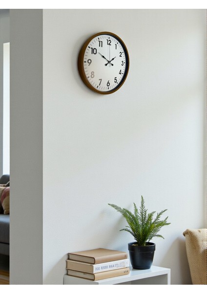 Zentime 36 cm Kahverengi Dekoratif Duvar Saati modelleri