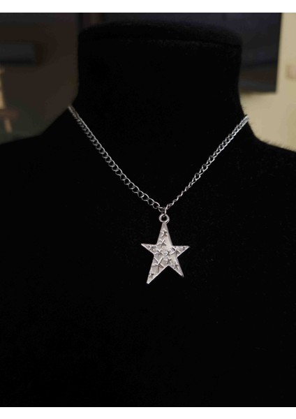 Akrilik Yıldız All Star Zincir Kolye