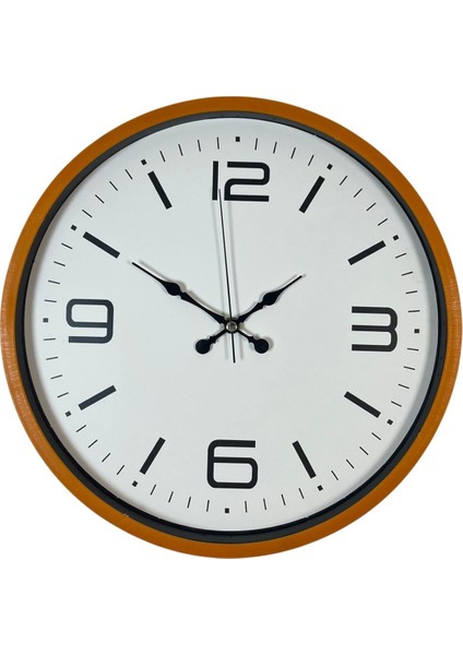 Zentime 36 cm Turuncu Dekoratif Duvar Saati fiyatları