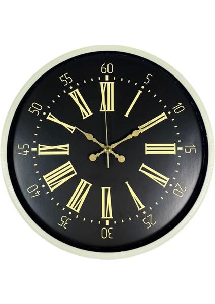 36 cm Krem Dekoratif Duvar Saati fiyatları