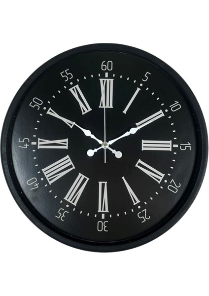 Zentime 36 cm Siyah Dekoratif Duvar Saati fiyatları