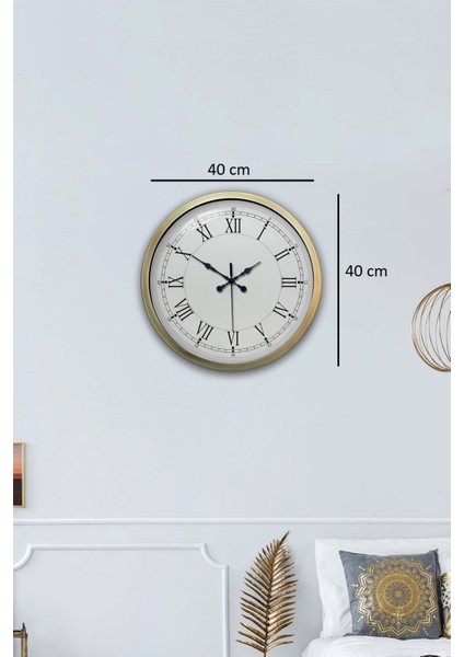 Zentime 40 cm Eskitme Vintage Duvar Saati indirimleri