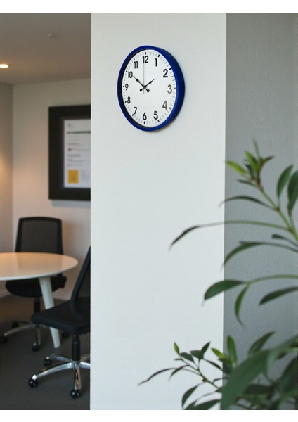 Zentime 36 cm Lacivert Dekoratif Duvar Saati modelleri