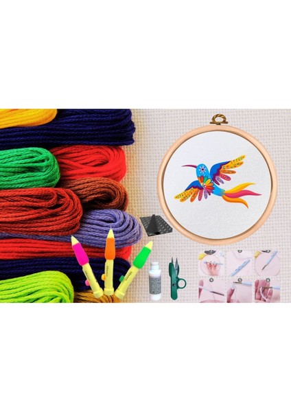 Punch Seti Nakış Seti Kasnaklı Kendin Yap Seti Seri 109