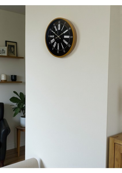 Zentime 36 cm Kahverengi Dekoratif Duvar Saati fırsatları