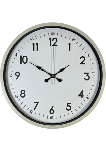 Zentime 36 cm Krem Dekoratif Duvar Saati fiyatları
