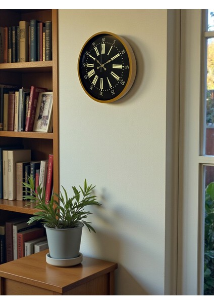 Zentime 36 cm Kahverengi Duvar Saati fırsatları