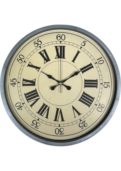 Zentime 36 cm Gri Dekoratif Duvar Saati fiyatları