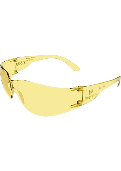 Dinamik Koruyucu Gözlük Sarı Baymax S-500