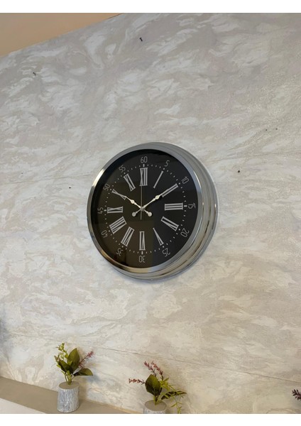 Zentime 40 cm Krom Elegance Duvar Saati fırsatları