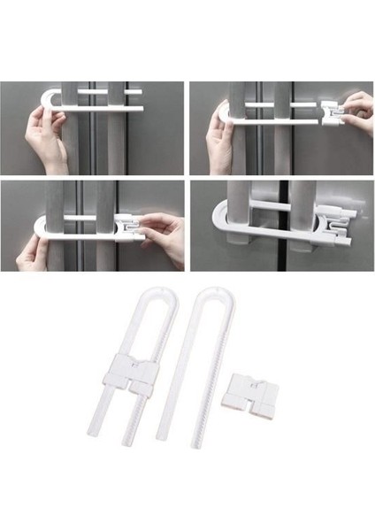 Buffer® Bebek Çocuk Çekmece ve Dolap Koruma Raylı Güvenlik Sistemi Emniyet Kilidi modelleri