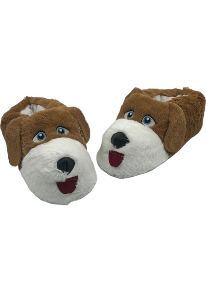 Unisex Ev Pandufu Köpek Figürlü Peluş Panduf Ev Pandufu Köpekli Panduf fiyatları