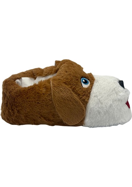 Unisex Ev Pandufu Köpek Figürlü Peluş Panduf Ev Pandufu Köpekli Panduf fırsatları