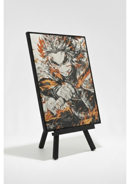 Kyojuro Rengoku 2 - Demon Slayer Kabartmalı Tablo fırsatları