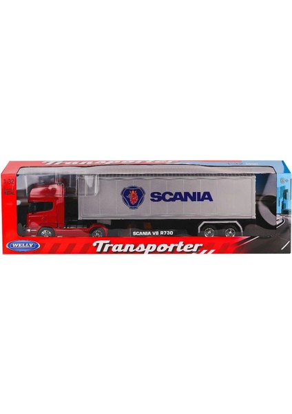 32671S-W Welly Scania Transporter V8 R730 1:24