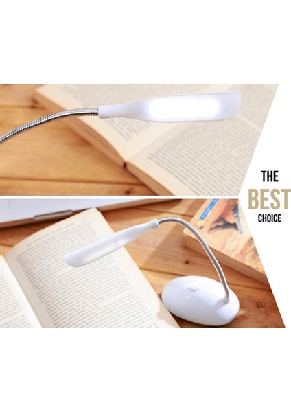 XY-0416 Esnek 2 Kademeli LED Masa Lambası Pilli Kitap Okuma Klavye Aydınlatma Portatif Masa Lambası fırsatları