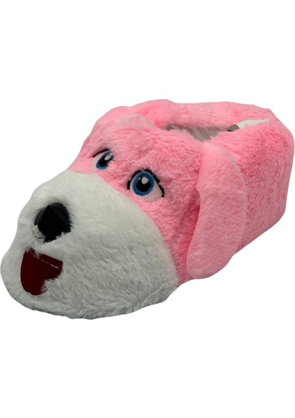 Unisex Ev Pandufu Köpek Figürlü Peluş Panduf Ev Pandufu Köpekli Panduf