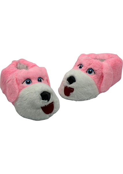 Unisex Ev Pandufu Köpek Figürlü Peluş Panduf Ev Pandufu Köpekli Panduf modelleri