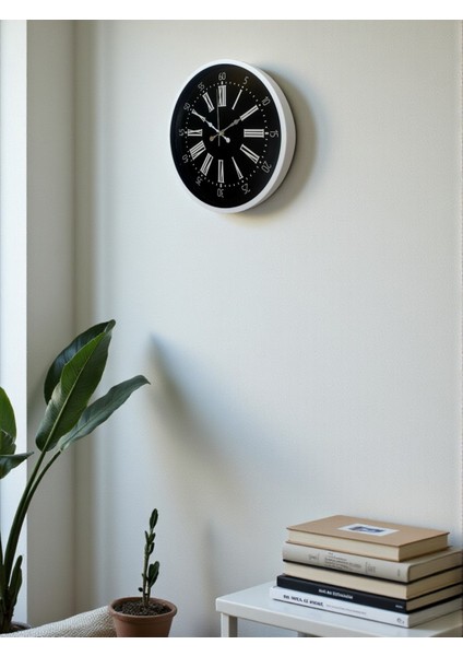 Zentime 36 cm Beyaz Dekoratif Duvar Saati fırsatları