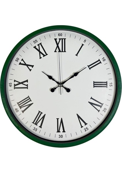 Zentime 36 cm Yeşil Dekoratif Duvar Saati fiyatları