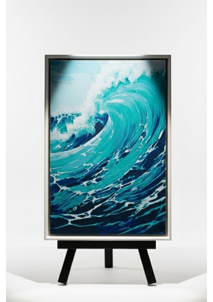 Eternal Wave Kabartmalı Tablo modelleri