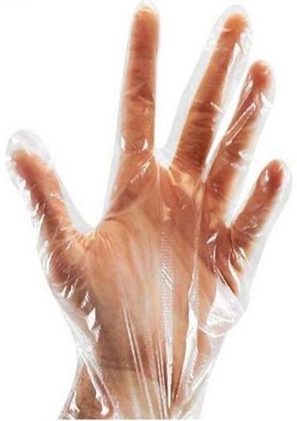 100 Lü Şeffaf Servis Eldiven 100GR