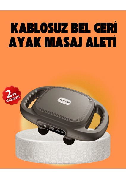 Şarjlı 6 Başlıklı Masaj Tabancası 2000 Mah Sessiz Güçlü Motor
