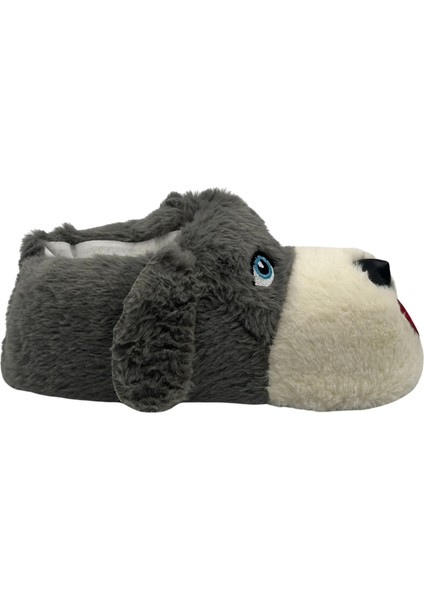 Unisex Ev Pandufu Köpek Figürlü Peluş Panduf Ev Pandufu Köpekli Panduf modelleri