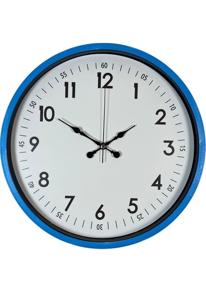 Zentime 36 cm Mavi Dekoratif Duvar Saati fiyatları
