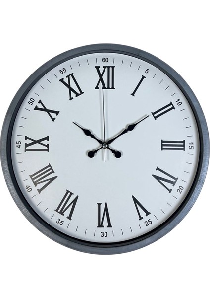 Zentime 36 cm Gri Dekoratif Duvar Saati fiyatları
