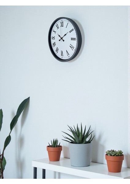 Zentime 36 cm Gri Dekoratif Duvar Saati modelleri