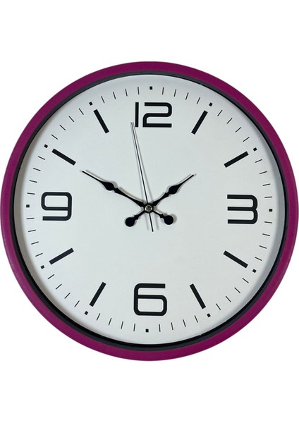 Zentime 36 cm Pembe Dekoratif Duvar Saati fiyatları
