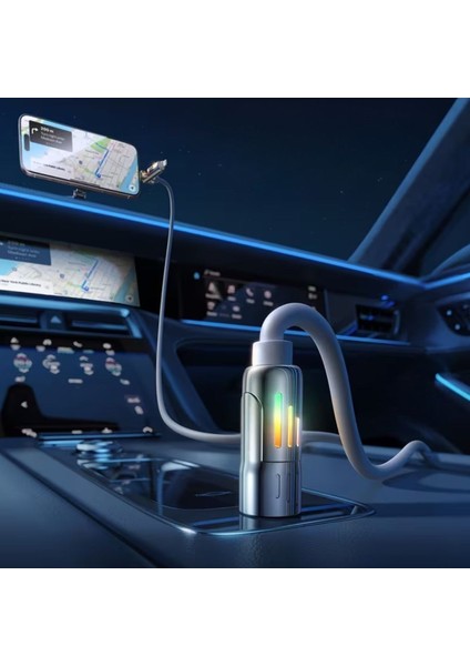 Buffer® 4'ü 1ARADA Hızlı Şarj Etme Özellikli Bir Ucu Type-C ve Usb-A Diğer Ucu Type-C ve Ligh modelleri