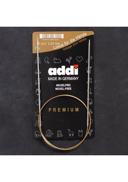 Addi 2,25MM 60CM Klasik Misinalı Şiş- 105-7