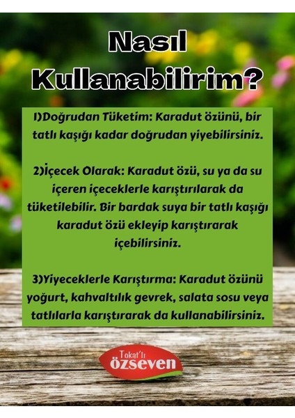 Özseven Karadut Özü 300GR modelleri