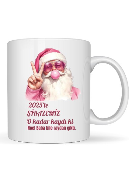 Hediyelik Yılbaşı Tasarımlı Özel Kupa Bardak modelleri