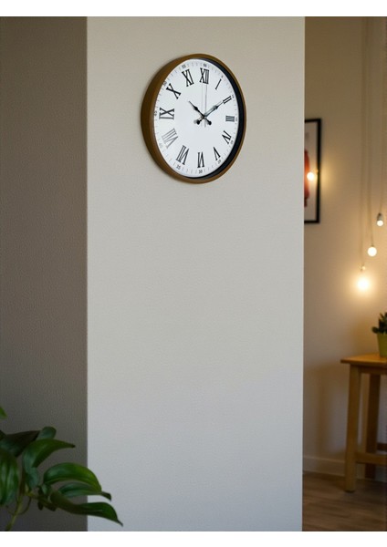 Zentime 36 cm Kahverengi Dekoratif Duvar Saati fırsatları