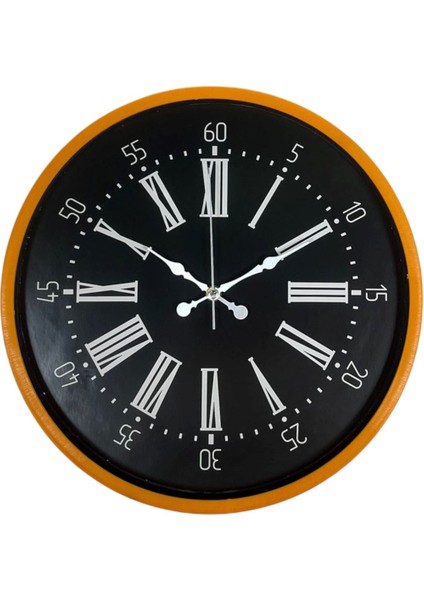 Zentime 36 cm Turuncu Dekoratif Duvar Saati fiyatları