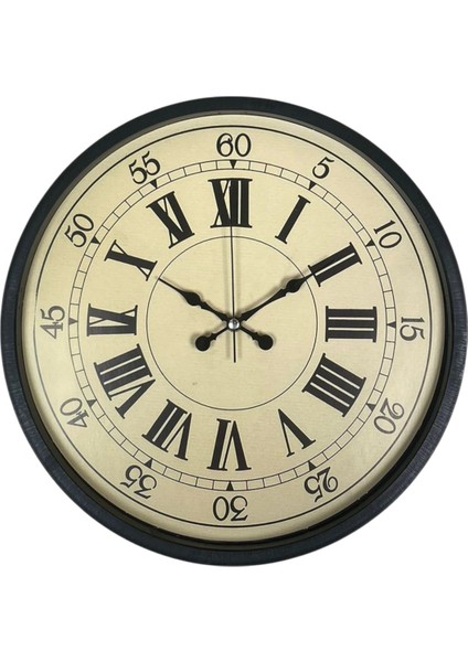 Zentime 36 cm Siyah Dekoratif Duvar Saati fiyatları