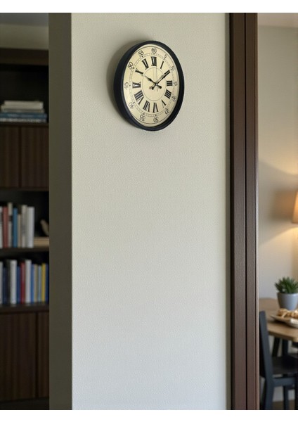 Zentime 36 cm Siyah Dekoratif Duvar Saati modelleri