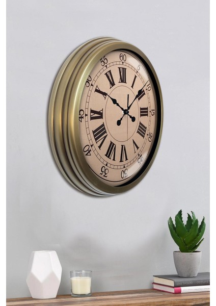 Zentime 40 cm Eskitme Vintage Duvar Saati fırsatları