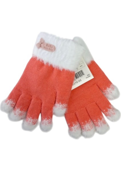 Spteks Kitti 4-8 Yaş Kız Çocuk Pembe Renk Arma Figürlü Kışlık Örme Eldiven fiyatları
