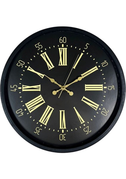 Zentime 36 cm Siyah Dekoratif Duvar Saati fiyatları
