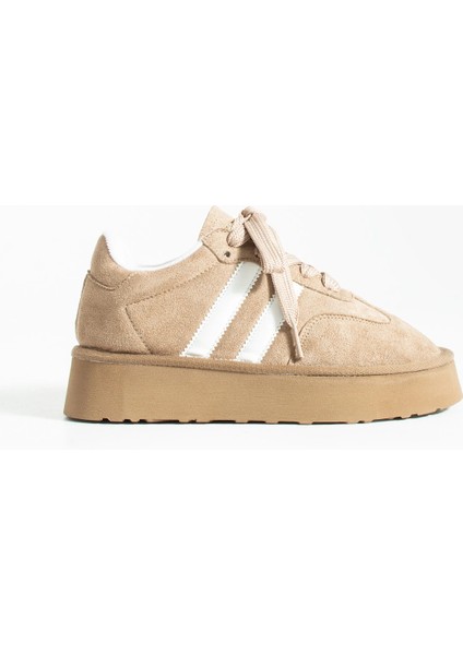 Monte Kadın Sneaker Premium Tasarım - Vizon